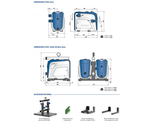 Автоматическая насосная станция Pedrollo DUAL-DG BLU 3+3