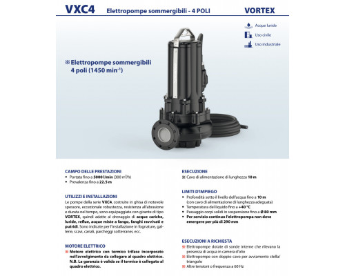 Pedrollo VXC4 150/80. Артикул: 48SGVP980GE