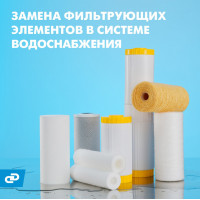 Замена и выбор картриджа магистрального фильтра для холодной воды