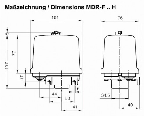 Реле давления CONDOR FF4-32 DAH (MDR-F 32 HAA SAA A 100A200)