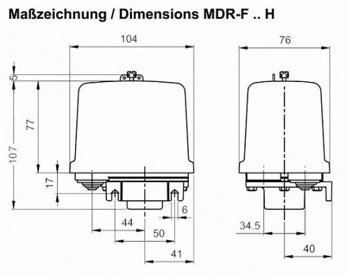 Реле давления CONDOR FF4-4 DAH (MDR-F 4 HAA SAA A 010A030)