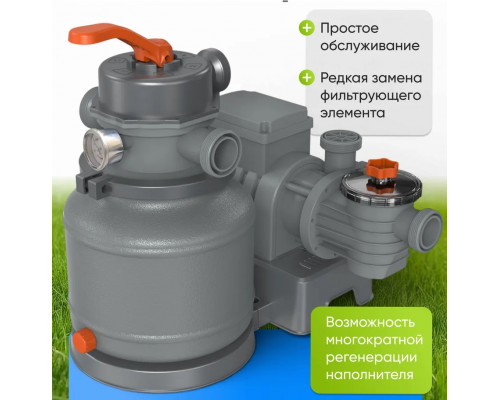 Песочный фильтр-насос для бассейна IPOOLGO small