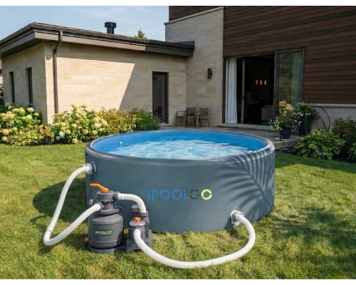 Песочный фильтр-насос для бассейна IPOOLGO small