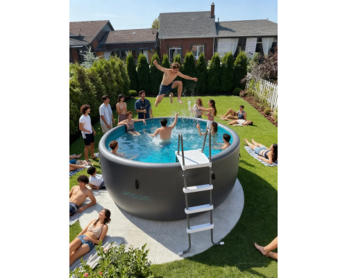 Складная лестница для бассейна 1,32 м IPOOLGO