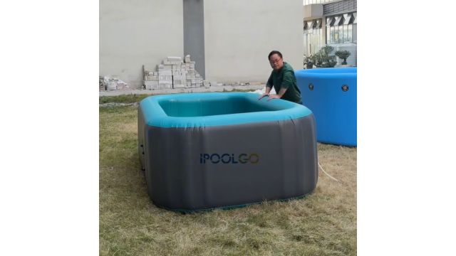 Надувная ванна джакузи IPOOLGO - демонстрация изделия