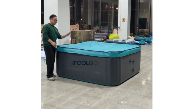 Надувной джакузи IPOOLGO с подогревом - демонстрация изделия