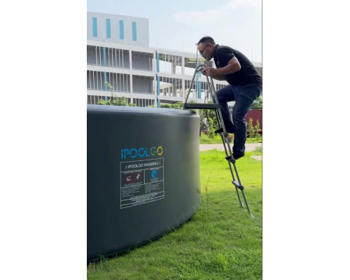 Складная лестница для бассейна 1,32 м IPOOLGO