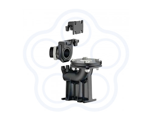 Опорное колено вертикальное Pedrollo VX/35 - ST/MF, направляющие 3/4"