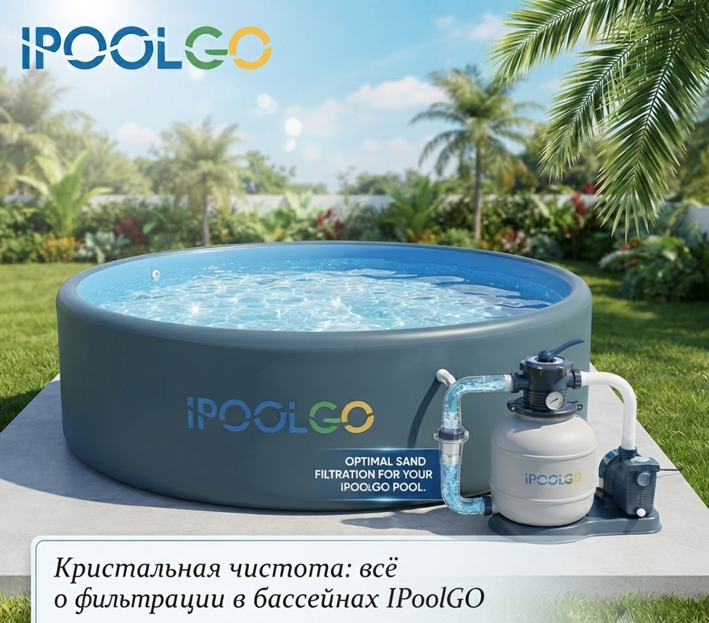 Чистота в бассейне IPOOLGO
